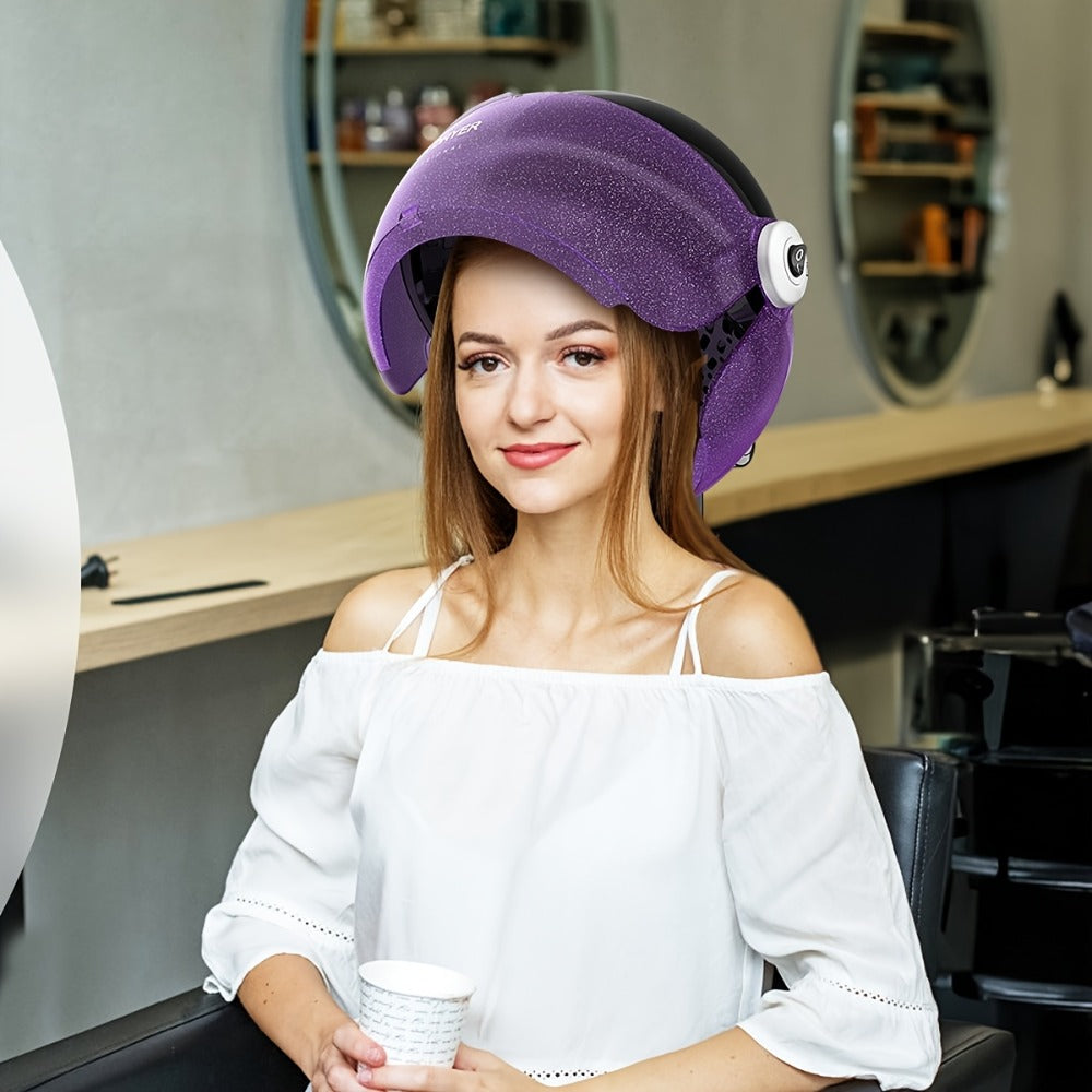 Ionic Floor-Standing Hooded Hair Dryer 1875W, Adjustable Height Professional Salon Hood Dryer for Deep