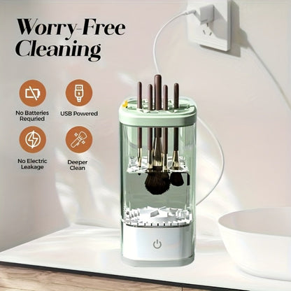 Electric Makeup Brush Cleaner 7000RPM Handheld Automatic USB & Battery Powered – Cosmetic, for Makeup, Travel and Everyday Vanity Use