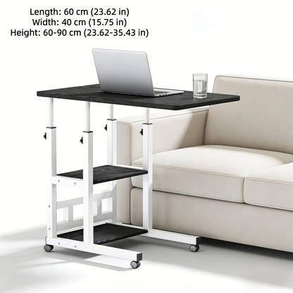 Bedside Table with Wheels Adjustable Height – Multi-Style Nursing Care Table for Elderly & Patients | Single & 3-Tier Rolling Overbed Dining