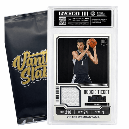 Sports Trading Cards, Panini NBA Basketball Mystery Vanity Slab with One-Slab or Two-Slab Options
