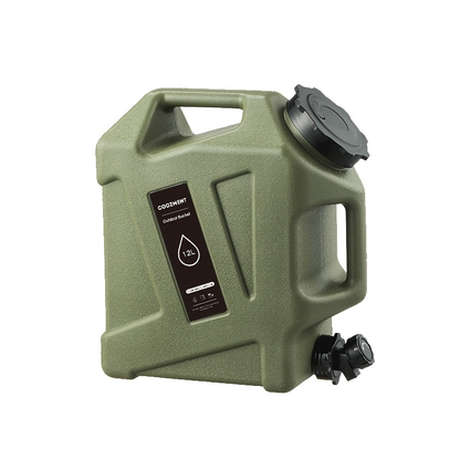 Water Storage Container with Spigot 2 Handles BPA Free PVC Collapsible Water Jug for Camping Outdoor RV Hiking Emergency Survival Portable