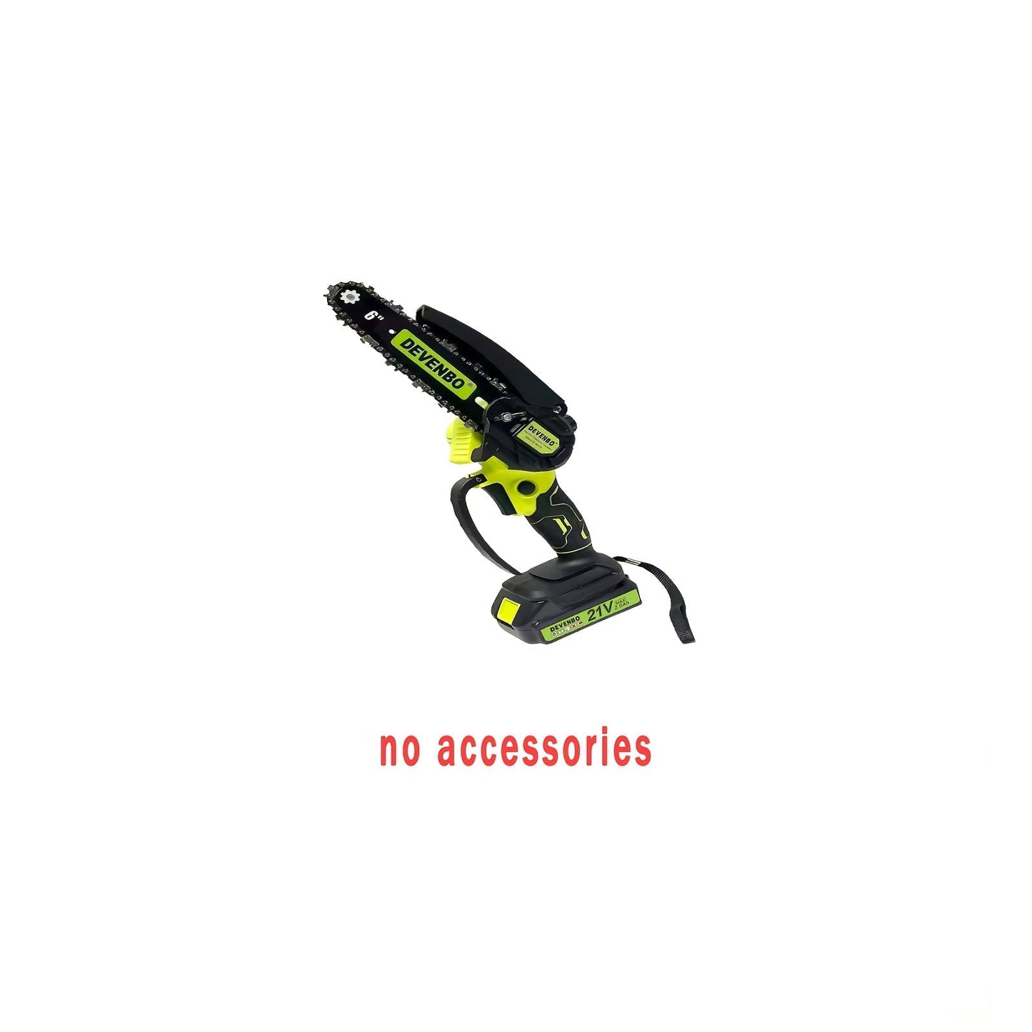 Cordless Mini Chainsaw 6-Inch, Handheld Pruning Saw with Rechargeable Battery, Adjustable Chain Tension