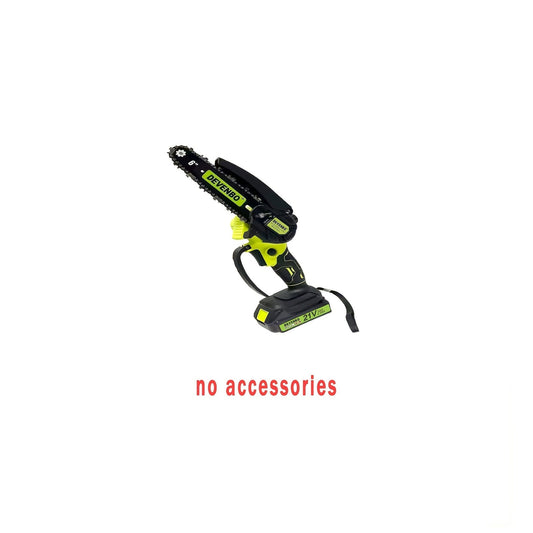 Cordless Mini Chainsaw 6-Inch, Handheld Pruning Saw with Rechargeable Battery, Adjustable Chain Tension