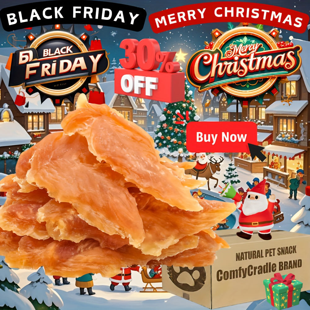 Dog Treats BLACK DUCK Chicken Jerky in 100g, 200g and 500g Package Options for Reward-Time Portioning