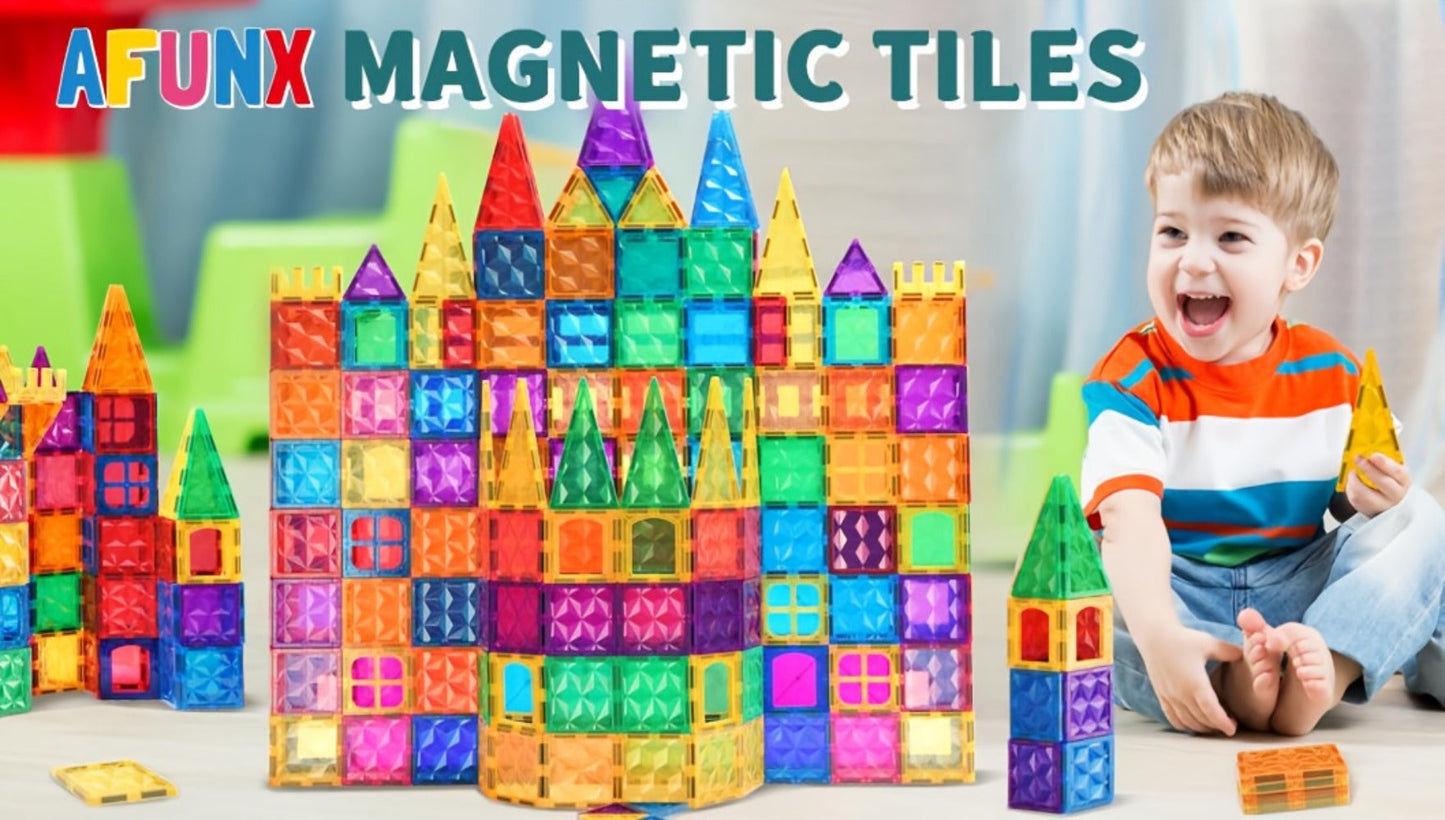 Animal Village Magnetic Building Blocks 102pcs for Kids Ages 3 4 5 6 with the Listed Color, Size or Set Options for Everyday Use