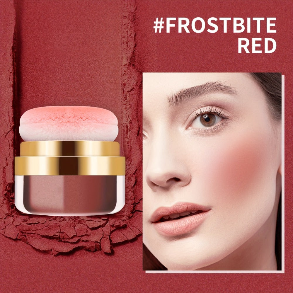 Powder Blush Set 3 Colors with Pearl Powder Rose Oil & Squalane Formula, for Makeup, Travel and Everyday Vanity Use