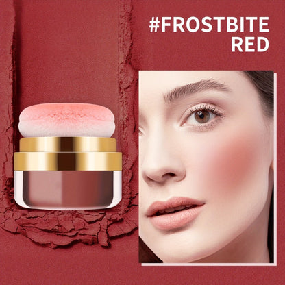 Powder Blush Set 3 Colors with Pearl Powder Rose Oil & Squalane Formula, for Makeup, Travel and Everyday Vanity Use