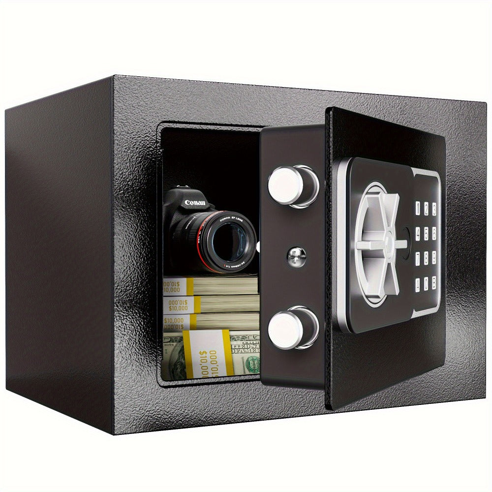 Fingerprint Safe Box with Password and Key Lock 0.3 0.8 1.13 1.71 Cu Ft Home Security Safe for Entryways, Bedrooms and Living Spaces