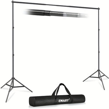 Balloon Projector Backdrop Stand 10x7Ft Adjustable with Carrying Bag, Background Support System for Photography, Events, Weddings