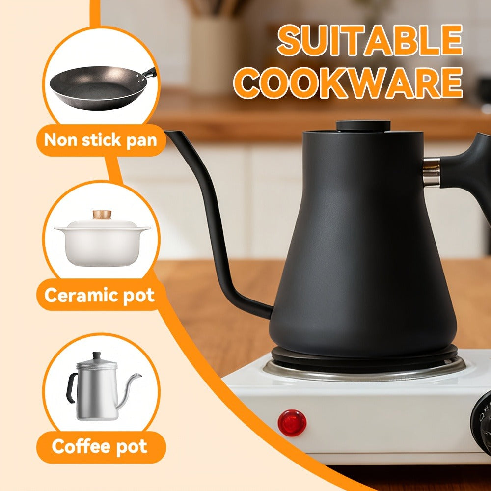 Electric Stove Desktop 5-Speed Temperature Control, Portable Electric Burner for Home & Camping, Compact Quick-Heating Countertop Stove