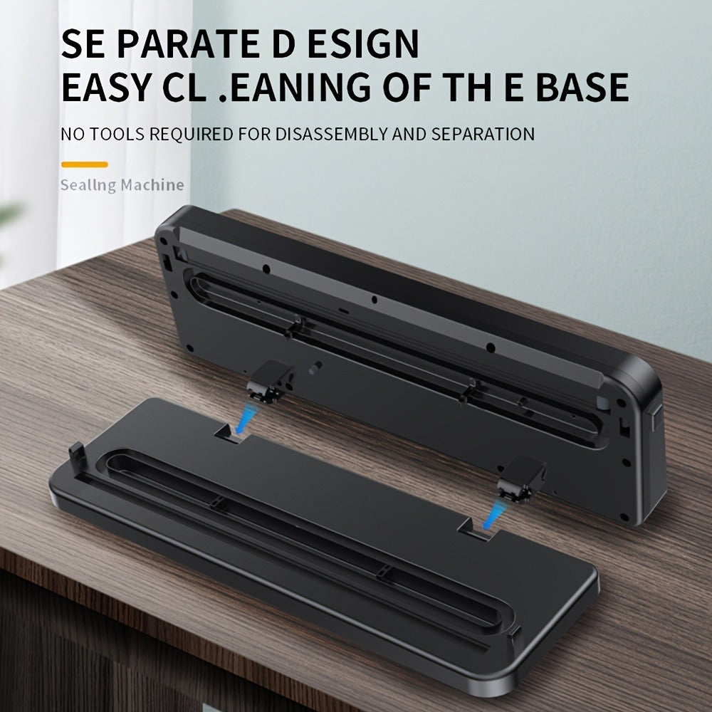 65KPa Countertop Vacuum Sealer with Wet and Dry Modes, External Hose, 40 Bags and 30cm Sealing Width