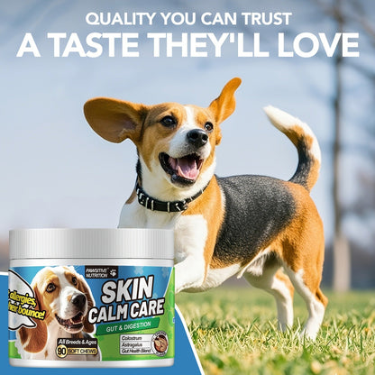 Dog Skin and Digestion Soft Chews with Colostrum, Fermentate and Astragalus, 90-Count Bottle