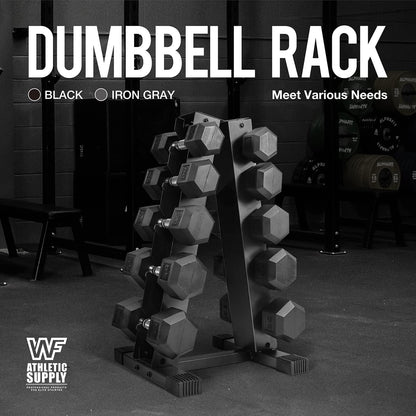 Dumbbell Rack A-Frame 5-Tier Heavy Duty Weight Storage Stand – Space-Saving Vertical Dumbbell Holder for Home Gym