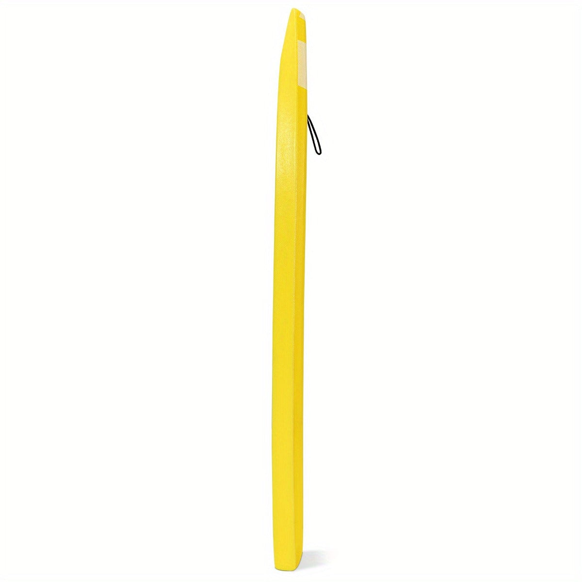 Yellow 41-Inch EPS Core Bodyboard with XPE Deck, HDPE Slick Bottom, Crescent Tail and Wrist Leash