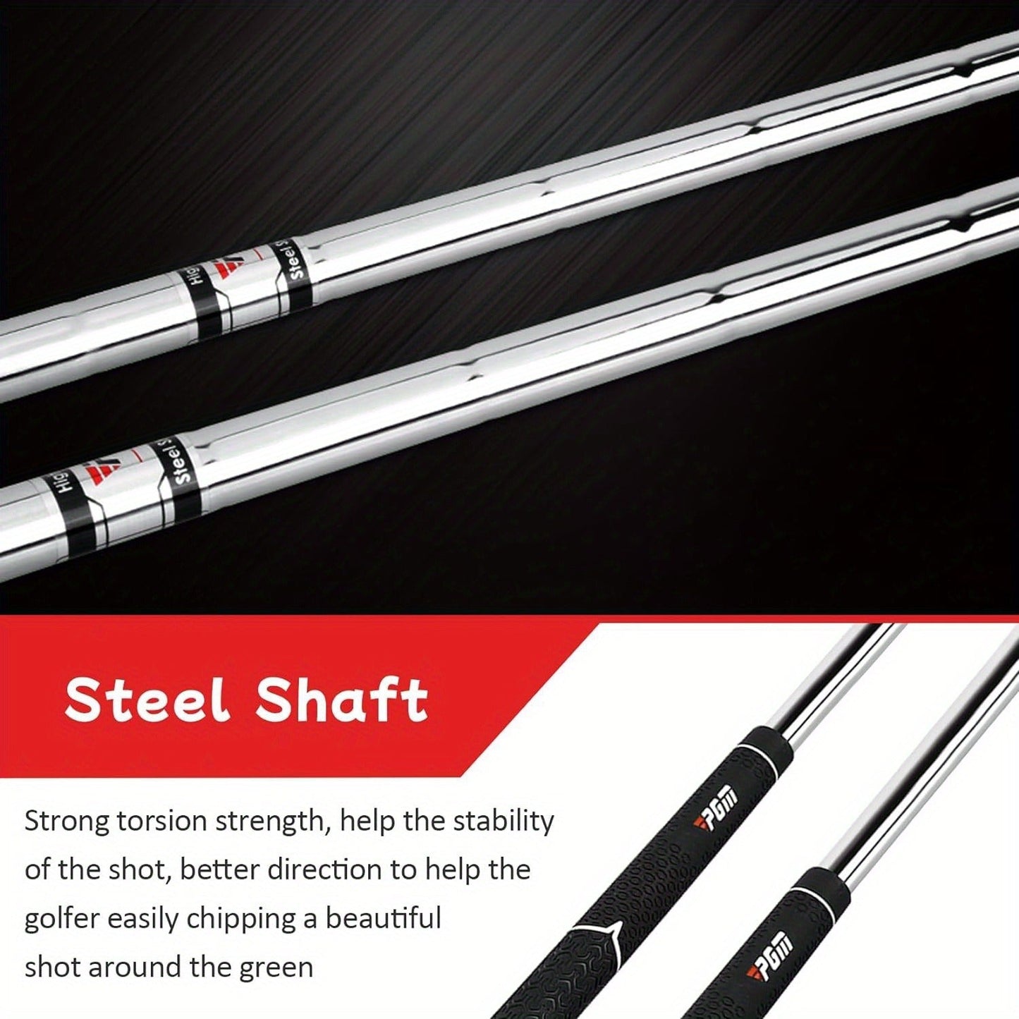 Golf Chipper Club Stainless Steel Head Regular Flex Steel Shaft 35 or 43 Degree Loft Blade Putter for Men Women Short Game Chipping Putting