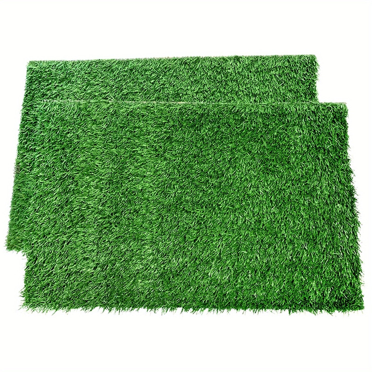 Dog Potty Training Grass Mat – 2 Pack Washable Artificial Turf Pad with Odor Control & Drainage, Reusable Indoor Outdoor Pet Pee Mat