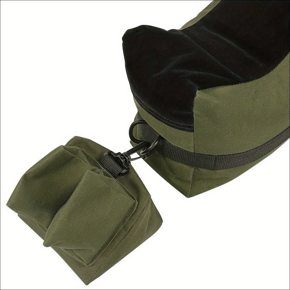 Shooting Rest Sandbag Bags Front & Rear Support Stand Holders for Rifle Gun Shotgun Bench Rest Target Sports Hunting Photography Unfilled