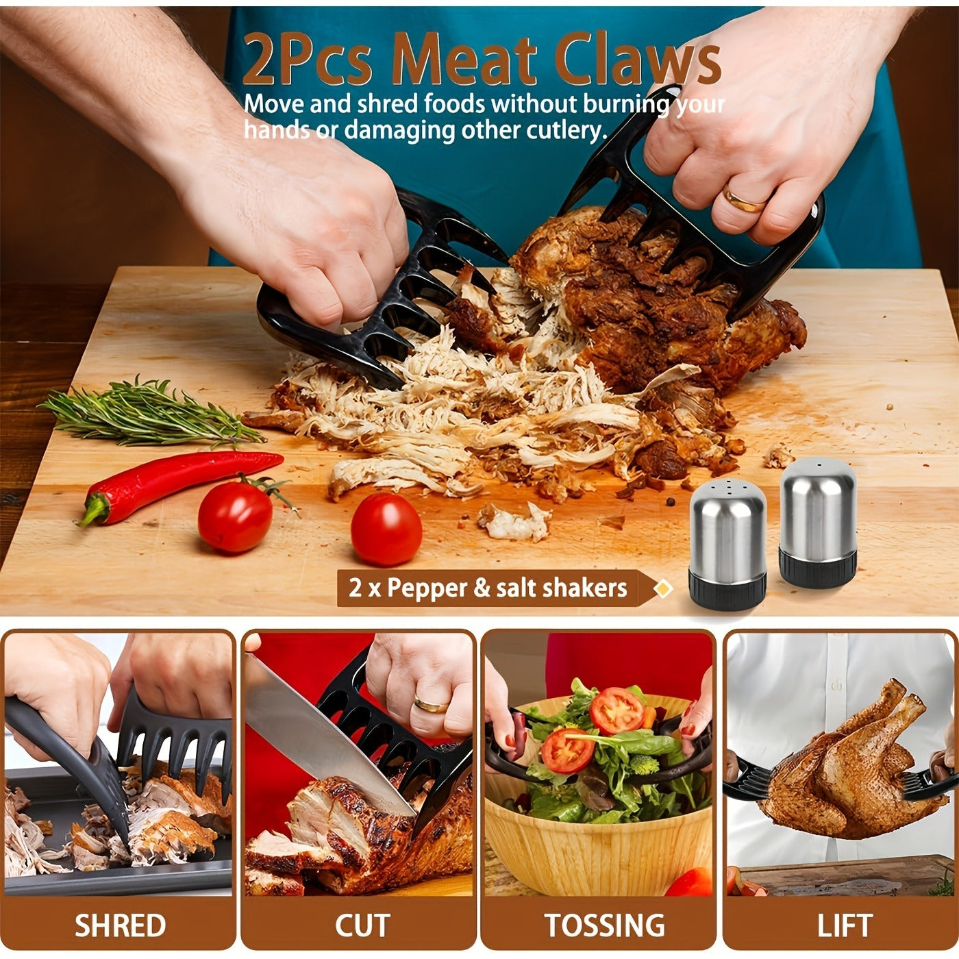 Thirty-Six-Piece BBQ Grill Tool Kit with Carry Case, Two Grill Mats, Heat Glove and Cooking Utensils