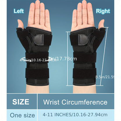 Wrist & Thumb Brace Complete Support Set with Adjustable Shoulder Strap, Night Clip Stabilizer, Wrist Tube & Hand Support