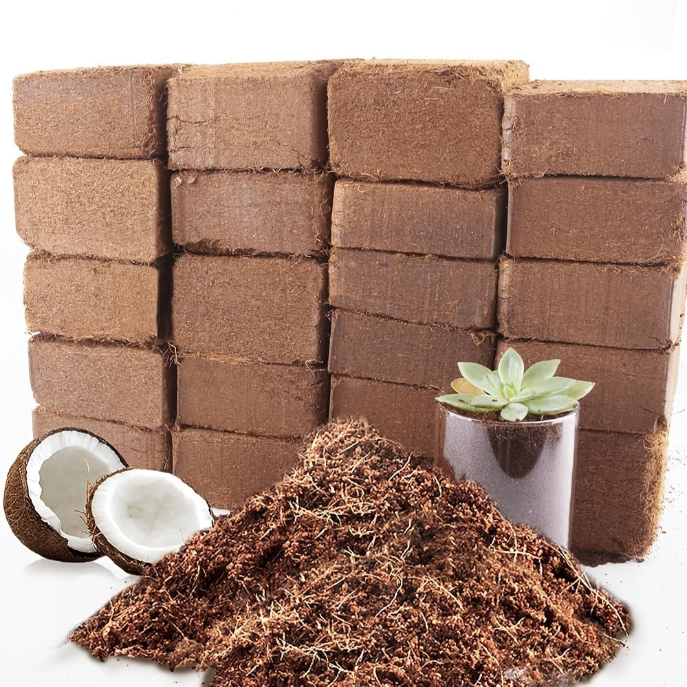 Coco Coir Bricks for Plants 1.32 LB Each Low EC pH Balanced