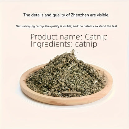 Natural Cat Treats 100g – Dried Herb Snacks for Cats to Aid Digestion, Reduce Hairballs & Stress, Promote Oral Health and Stimulate Natural