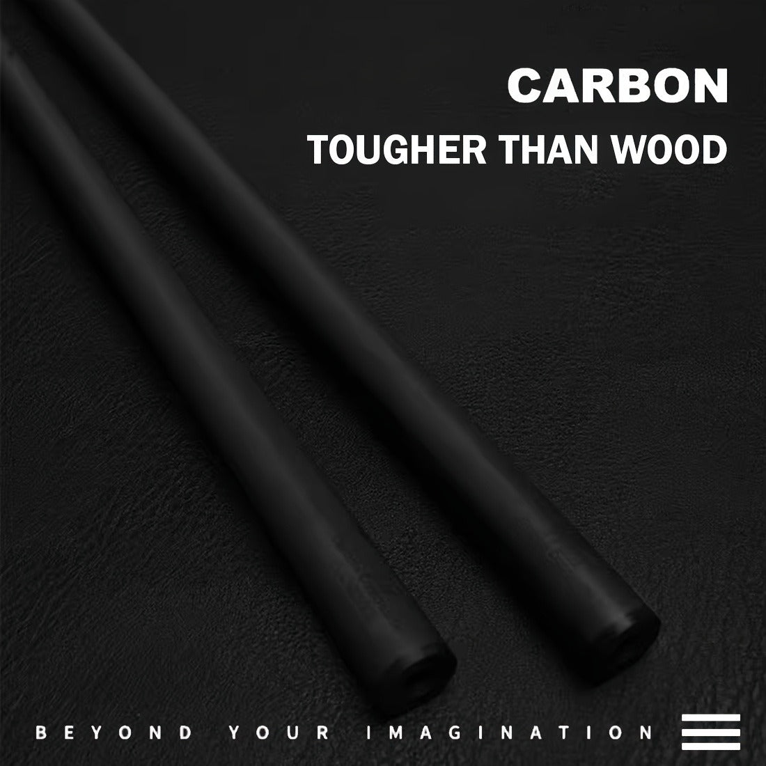 Carbon Fiber Pool Cue Stick 12.5mm Low Deflection Professional Billiard Cue with Extension Canadian Maple Wavy Pin Wrapless Design