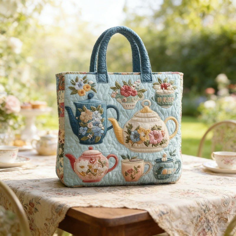 Quilted Tote Bag Large for Women & Men, Shoulder Bag for Travel Commute Shopping, for Beach Days, Travel and Everyday Carrying