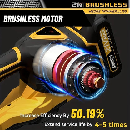Brush Trimmer Cordless for Dewalt 20V Battery - Brushless Motor Electric String Trimmer Tool Only