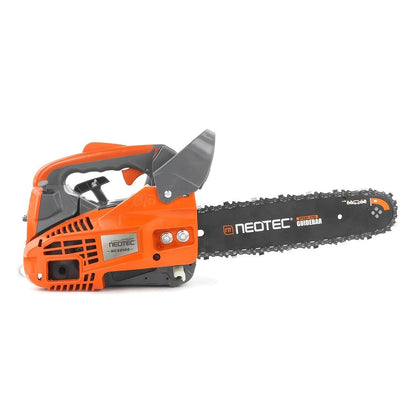 25.4CC 12-Inch Top-Handle Gas Chainsaw with Two-Stroke Engine and Pictured Accessory Group