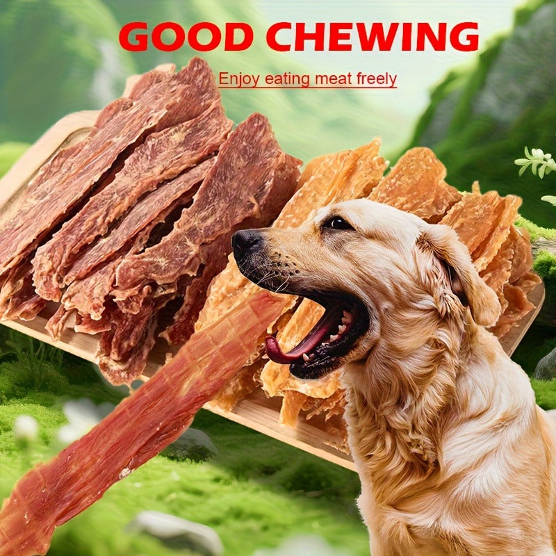 Cat & Dog Treats Chicken Jerky & Duck Jerky Combo – High Protein Grain Free Training Rewards, Dental Chews