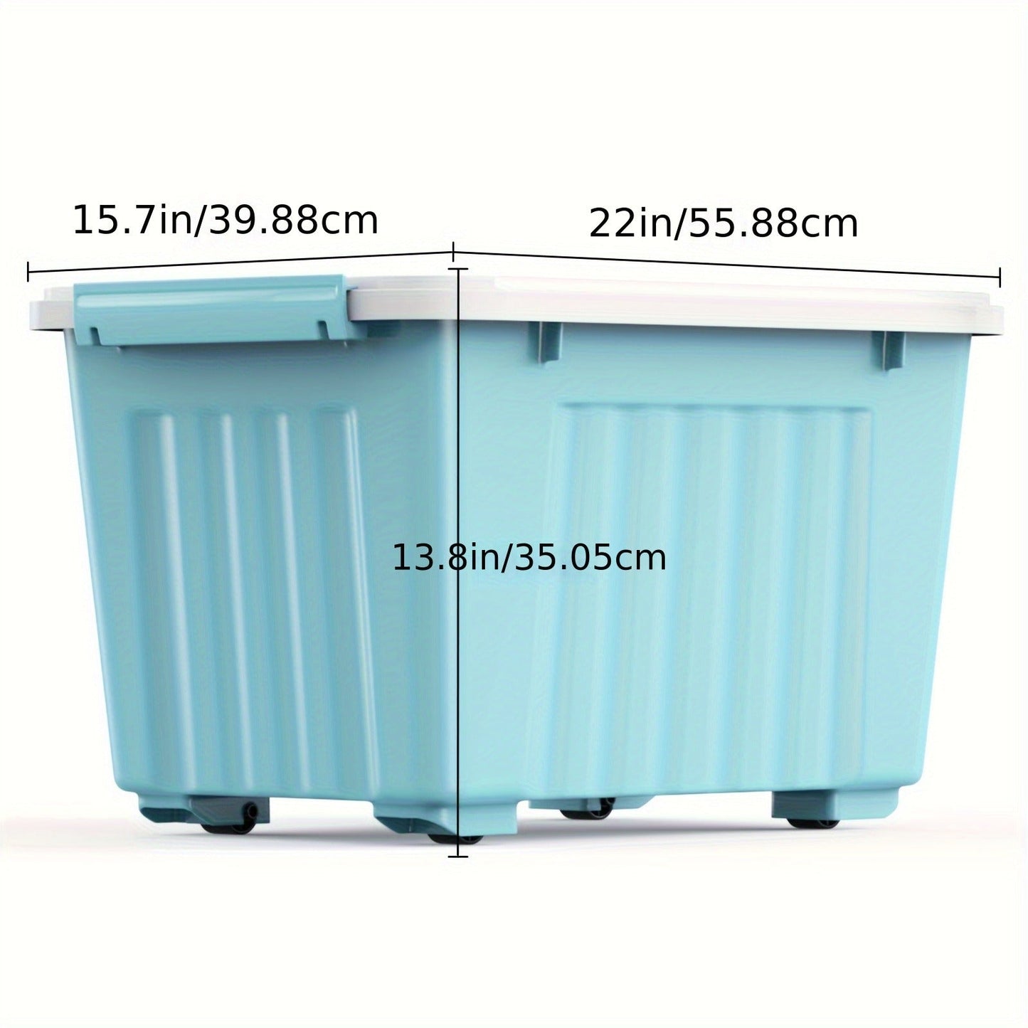 72QT or 97QT Stackable Storage Container Sets with Latching Lids in Clear, Pink/White or Gray/Yellow