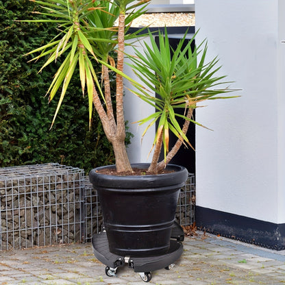 Plant Caddy with Wheels | 330 Lbs Heavy Duty, 8 Lockable Casters, Fits 8"-22" Pots