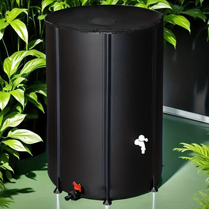 Collapsible Water Tank Large Capacity – Foldable Rainwater Collection System, Drinking Water Safe, 52 to 200 Gallon Options for Irrigation
