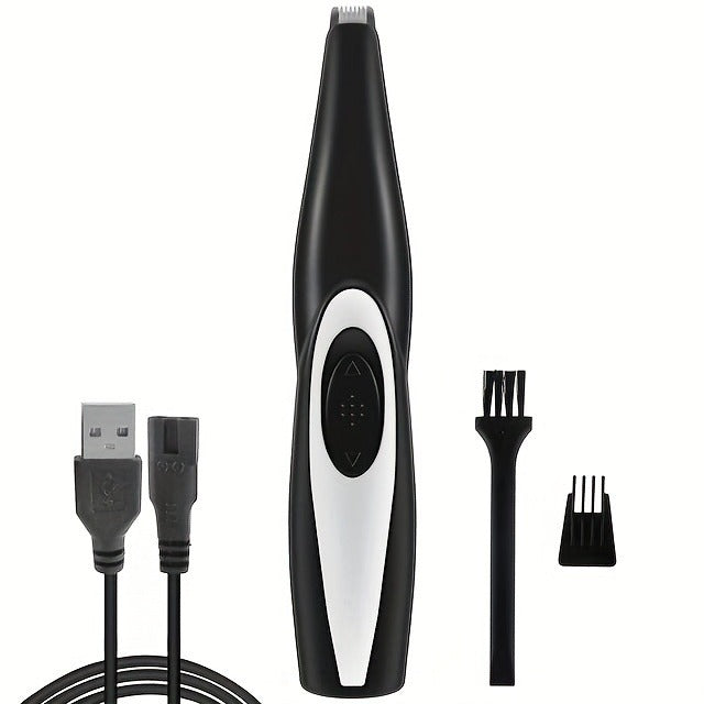 Pet Detail Trimmer Cordless USB Rechargeable – Ceramic Blade Precision Clipper for Dogs Cats Face Paws Ears Eyes Tail