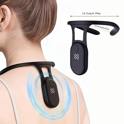 Wearable Posture Reminder with LCD Display, Vibration Alert, Three Sensitivity Levels and USB Charging