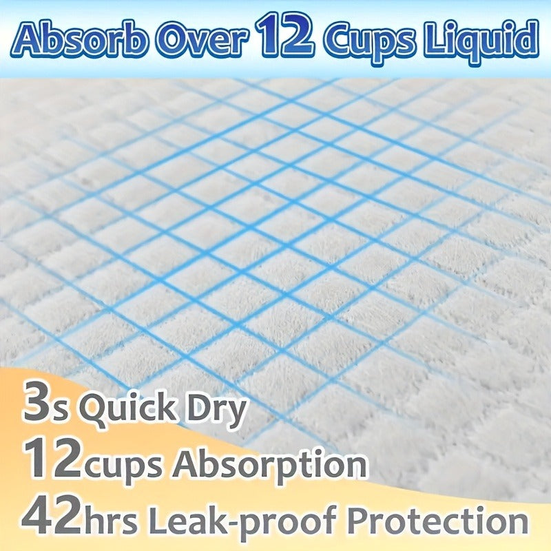 Disposable Pet Training Pads in 34 x 28 or 23.62-Inch Sizes with Four Pack Count Options Available