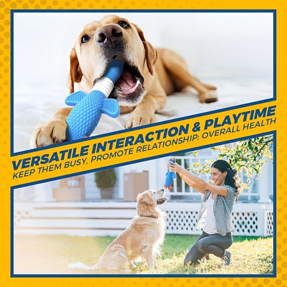 Indestructible Nylon Dog Chew Toy for Aggressive Chewers – Upgraded Tough Goose & Clownfish Design, Heavy Duty Durable Chew Toy