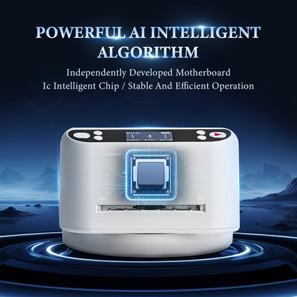 Rechargeable 360-Degree Automatic Card Dealer with Double-Layer Deck Tray, 5000mAh Battery and Black or White Finish