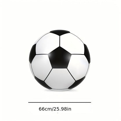 Giant Inflatable Soccer Ball for Indoor & Outdoor Use – Large Beach Ball for Pool Parties, Backyard Games, Playground Kickabout & Events