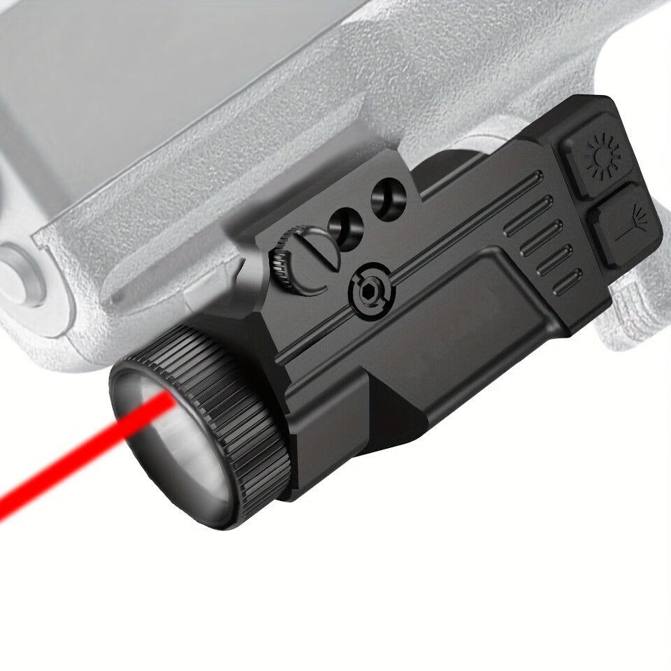 Laser Sight for Picatinny Rail Pistols – Green Red Blue Laser, CNC Aluminum, Low Profile, USB Rechargeable, 5-Hour Runtime