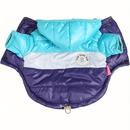 Dog Winter Coat Puffer Jacket Windproof Warm Padded Snow Vest for Small Breeds, Lightweight Outdoor Dog Clothes for Chihuahua Poodle