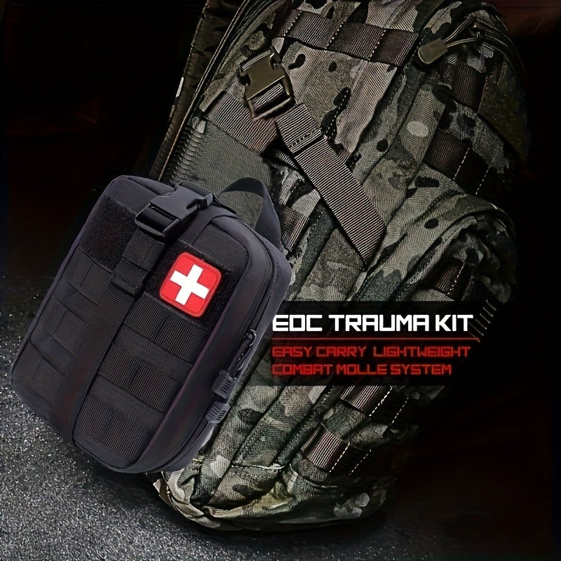 157PCS MOLLE Survival Kit – Outdoor First Aid Emergency Gear for Camping Hiking Adventure Travel Car Home Office School