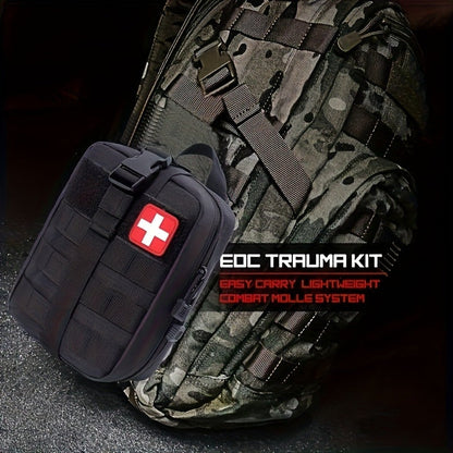 157PCS MOLLE Survival Kit – Outdoor First Aid Emergency Gear for Camping Hiking Adventure Travel Car Home Office School