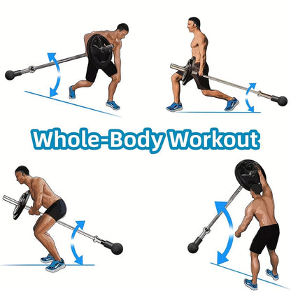 Barbell Landmine Attachment Fits 2 Inch Bars | Turn Any Surface Into a Landmine Station | Home Gym Strength Training for Press Row Squat