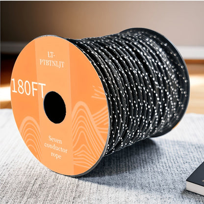 Paracord Tent Rope 7-Core Multi-Purpose Outdoor Rope – 100ft / 164ft / 328ft Camping Guy Line, Tent Tie-Down, Hanging Rope