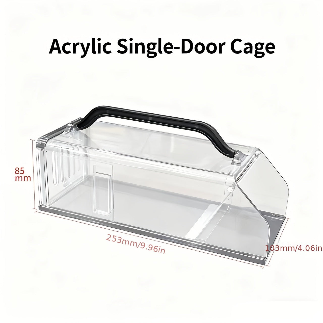Mouse Trap Live Catch – Transparent Continuous Capture Rodent Trap for Indoor Home, Kitchen, Garage & Outdoor Use