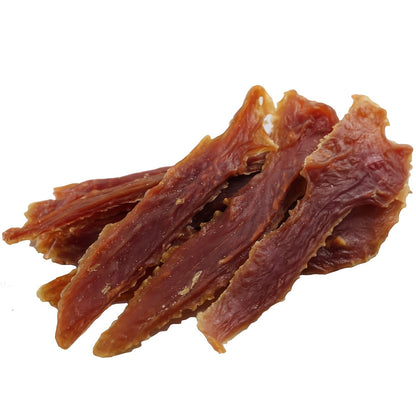 Training Treats, Duck Jerky Dog Treats – Chicken-Wrapped Sweet Potato Sticks, Chewy Long Lasting Chews for Small Medium Large Dogs