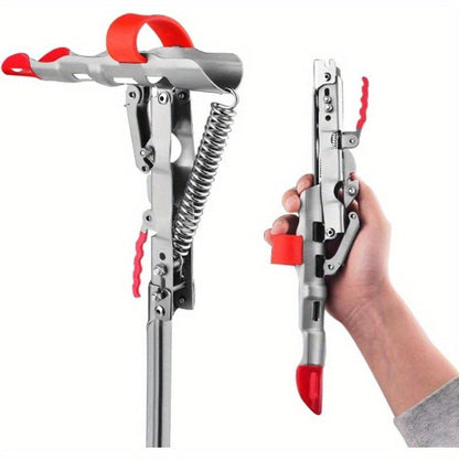 Spring Fishing Rod Holder with Auto Hook Setter – Adjustable High-Sensitivity Stainless Steel Bank Fishing Pole Stand