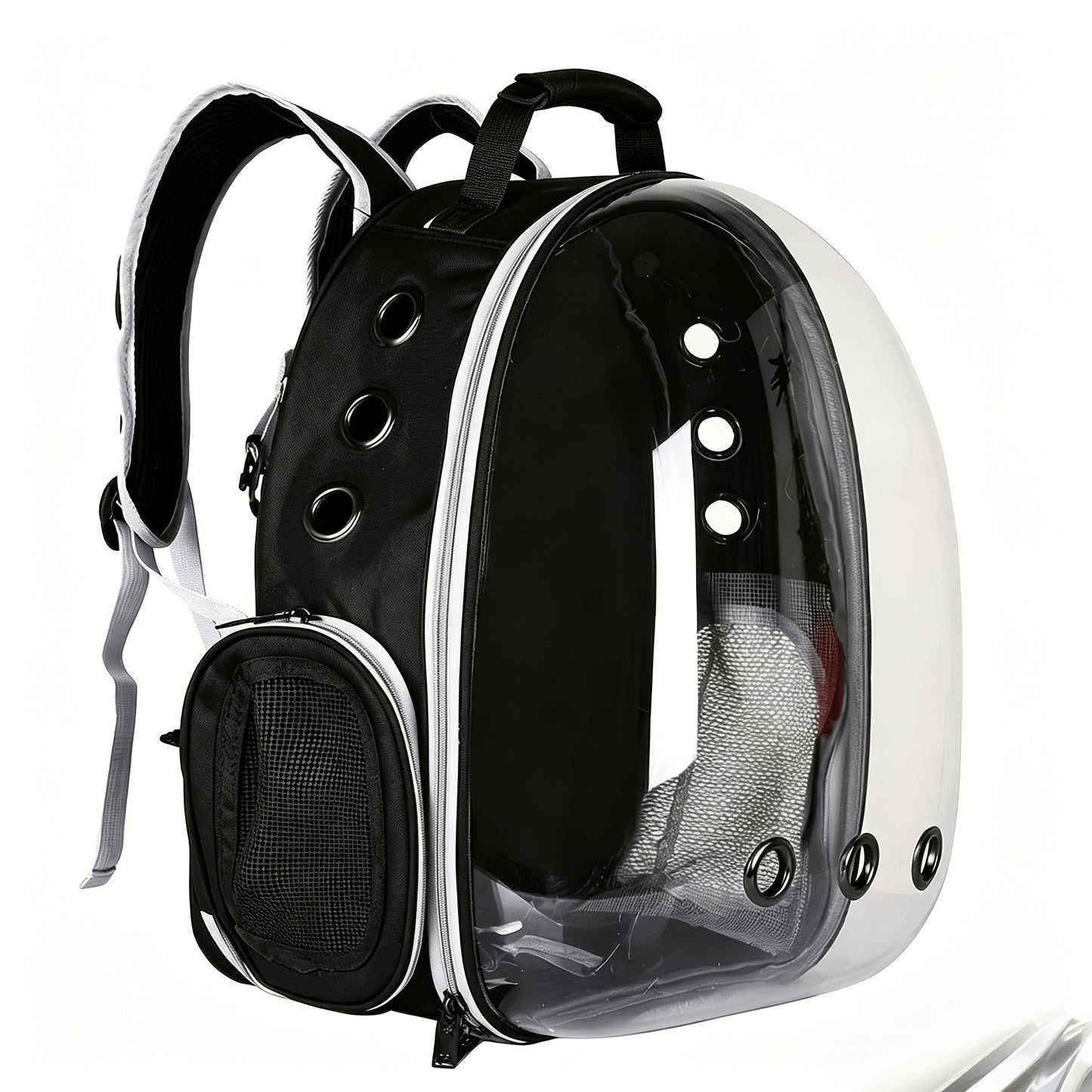Space Capsule Pet Backpack Carrier for Cats & Small Dogs – Portable Double Shoulder Bag with Bubble Window