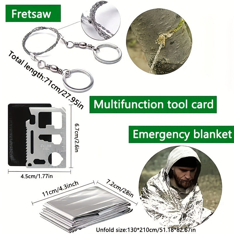 Combat Survival Tool Kit – Tactical Emergency Gear Set